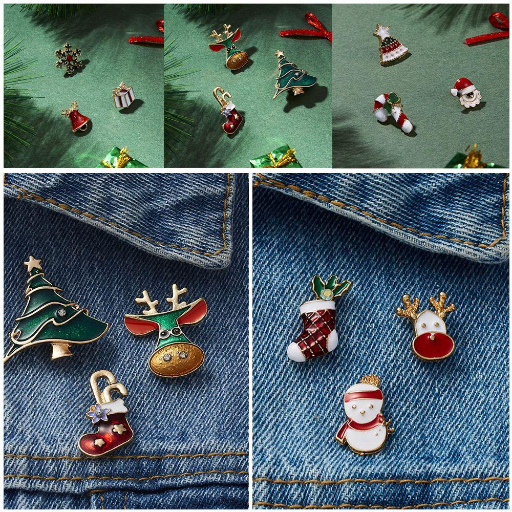 MELODG Huy Hiệu Cài Áo Chủ Đề Giáng Sinh Đáng Yêu