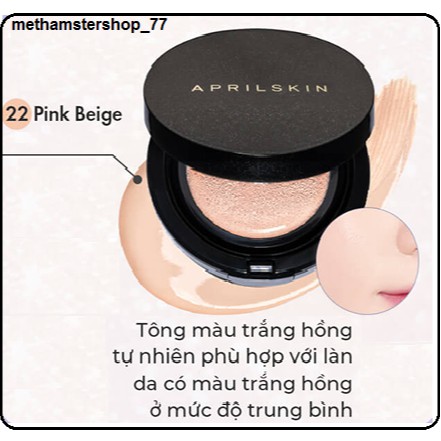 Phấn Nước April Skin Magic Snow Cushion SPF50+ PA+++ 15g [New]