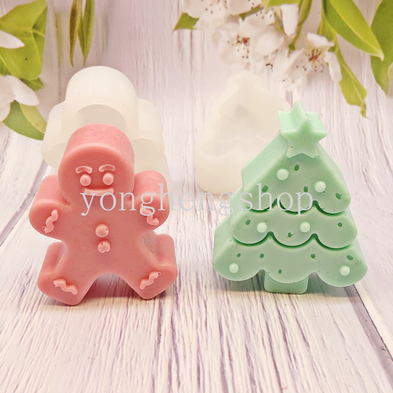 Khuôn Silicone Làm Bánh Hình Người Bánh Gừng Độc Đáo