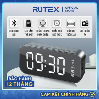 Loa Bluetooth kiêm Đồng hồ báo thức thông minh màn hình LED tráng gương trang điểm