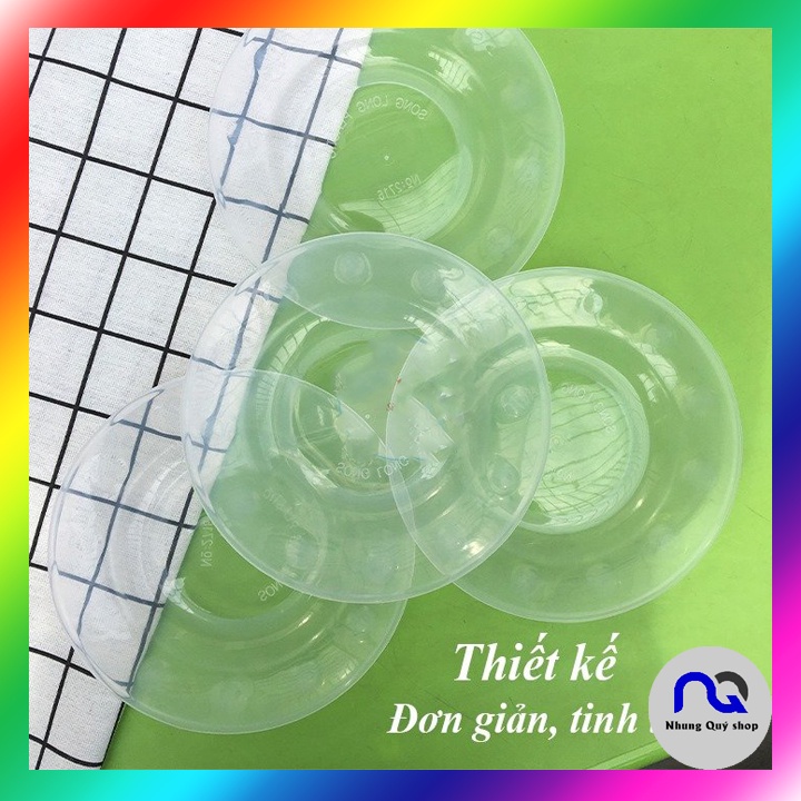 Đĩa nhựa tròn trắng Song Long sz 17,5cm - Bền đẹp, chất lượng tốt (NO: 2716)