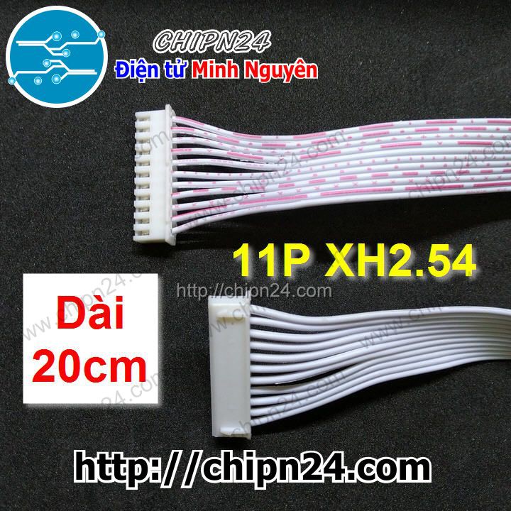 [1 SỢI] Dây bẹ 11p 20cm XH2.54mm (Dây bus, Dây cáp)