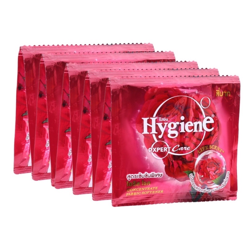 Nước xả vải đậm đặc Hygiene Thái Lan 20ml - Dây 12 gói
