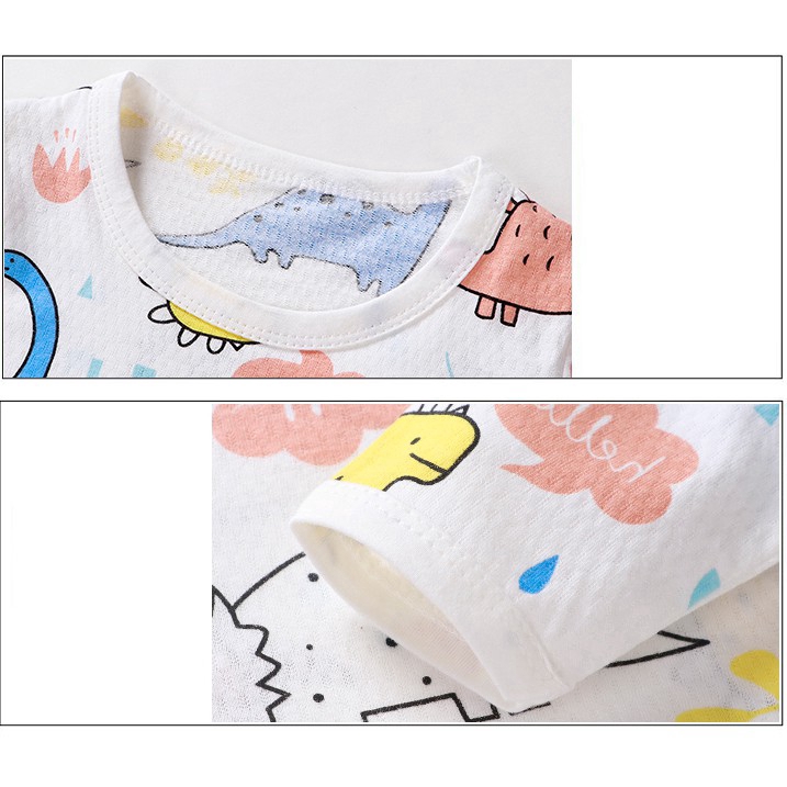 Kids fashion Cotton pajamas Cool and comfortable Air-conditioned clothing
