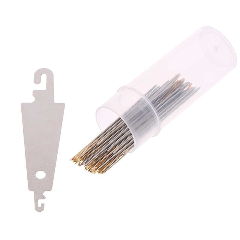 Bộ 30 Kim Khâu Chữ Thập Màu Vàng