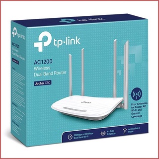 Mua TP-LINK C50  Bộ phát Wi-Fi Băng Tần Kép AC1200 C50  phát wifi 2 băng tần mẫu trắng đẹp