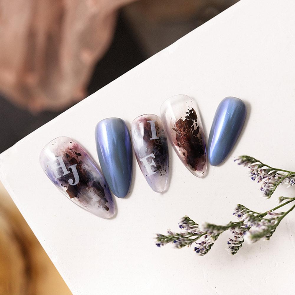 AROMA Miếng Dán Trang Trí Móng Tay 3D DIY Hình Chữ Cái Tiếng Anh Độc Đáo