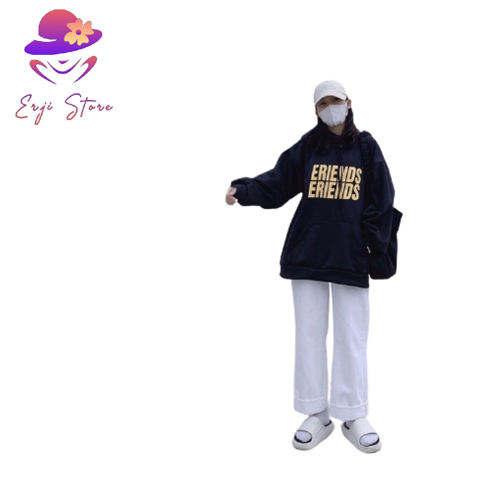 Áo Hoodie Logo Chữ FRIENDS Form Rộng Tay Bồng, Áo Hoodie Unisex Form Rộng Nhiều Màu | BigBuy360 - bigbuy360.vn