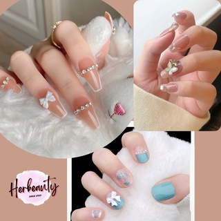 Set 24 móng tay giả thời trang tặng kèm keo gắn móng