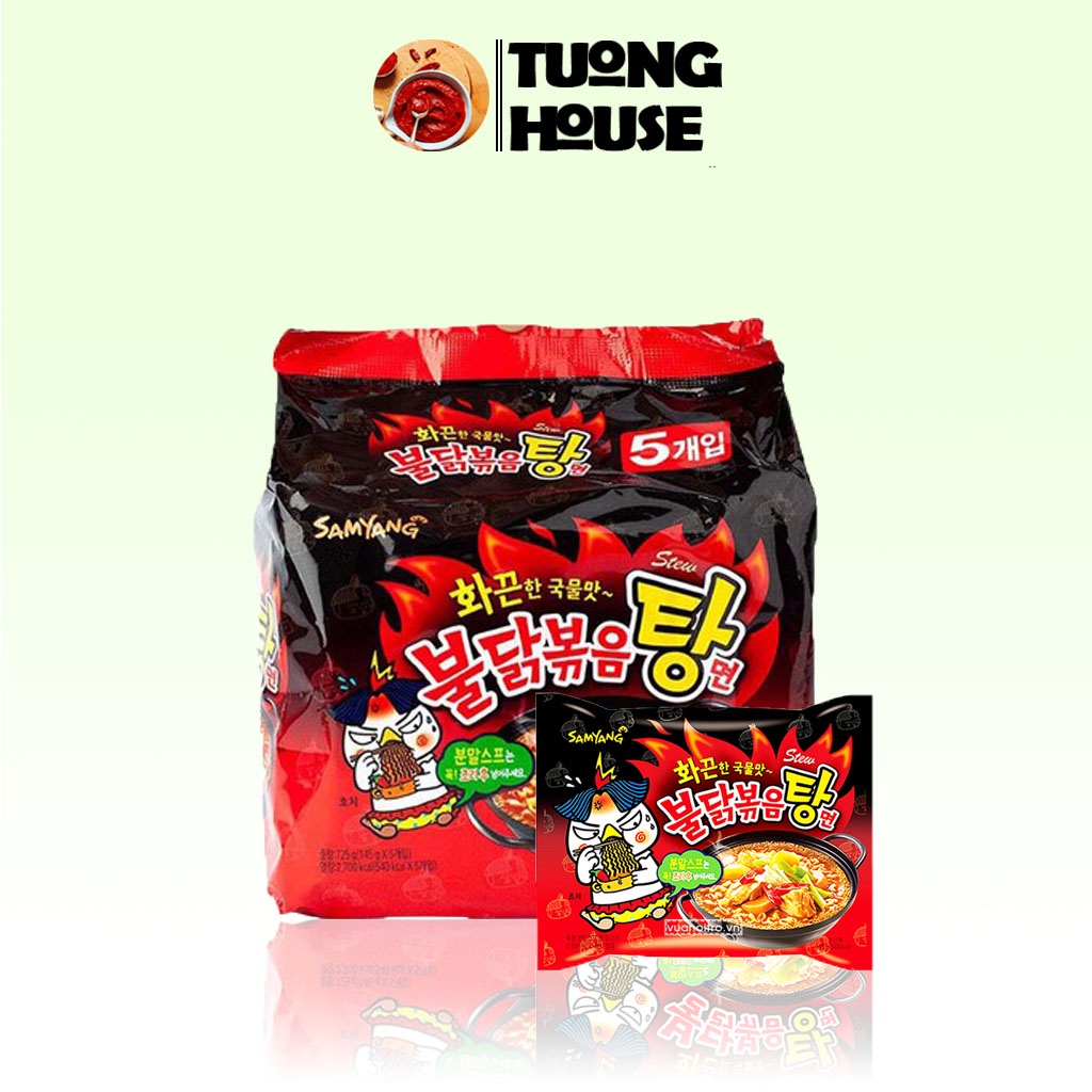 Lốc 5 gói Mì Gà Cay Nước Samyang Hàn Quốc