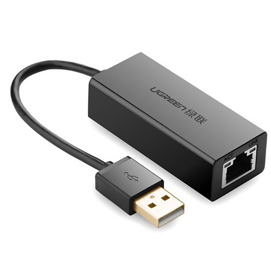 Cáp USB to Lan Ugreen 20254 tốc độ 10/100Mbps chính hãng - HapuStore