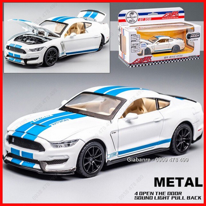 Xe Mô Hình Kim Loại Ford Mustang Gt350 Tỉ Lệ 1:32 - Sọc Giữa - 9718