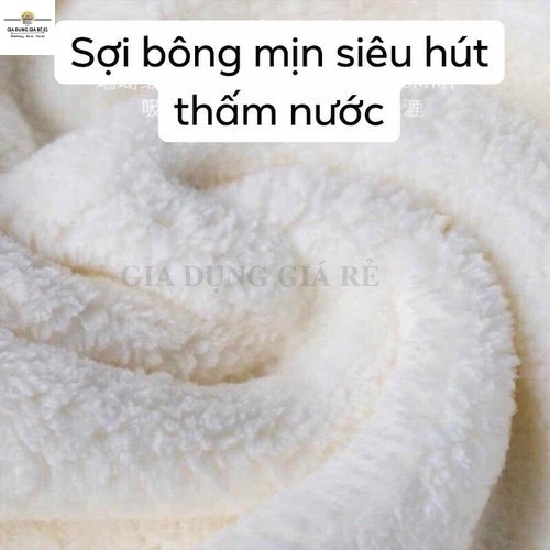 Khăn Quấn Đầu Khắn Tắm Khăn Ủ Tóc Làm Khô Tóc Siêu Nhanh Kiểu Dáng Mới Tiện Dụng