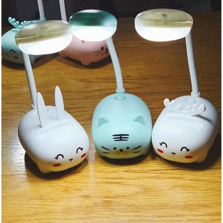 Đèn LED Mini Để Bàn Kèm Sạc USB Siêu Cute [ CÓ ẢNH THẬT ]