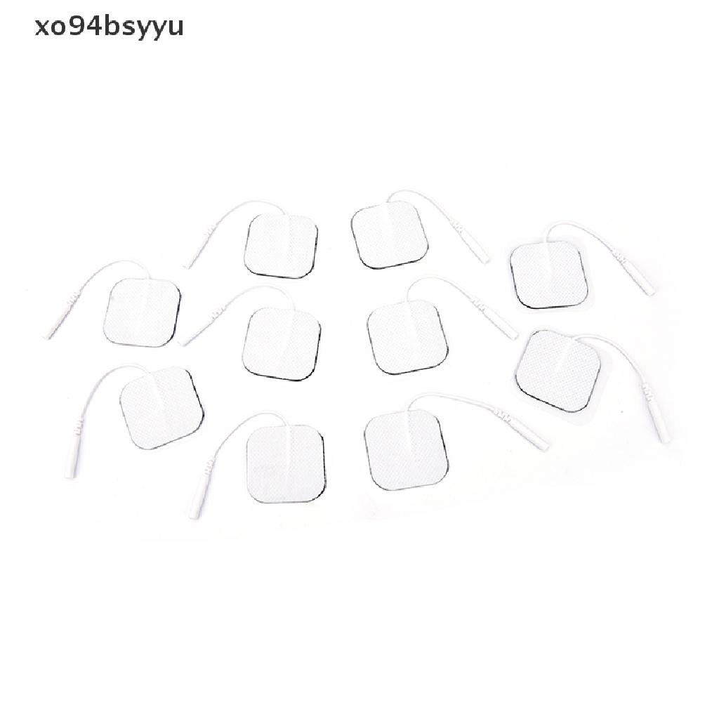 [Hàng mới về] Set 10 miếng đệm điện cực thay thế 4x4cm dành cho máy mát xa
