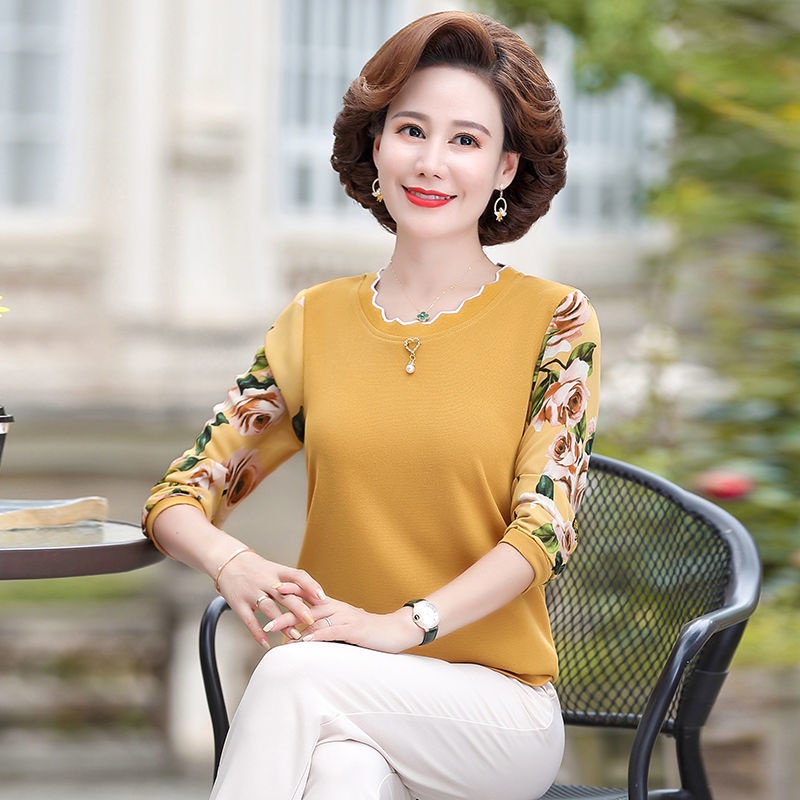 Áothun vải nhung thời trang thu đông cho phụ nữ trung niên 40-50 tuổi 60d