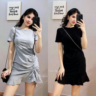 Đầm rút bên đuôi cá