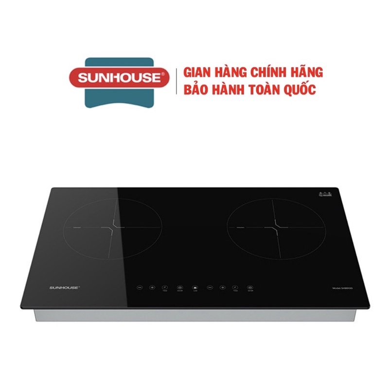 bếp đôi từ sunhouse shb 8100 fullbox bh hãng 36t