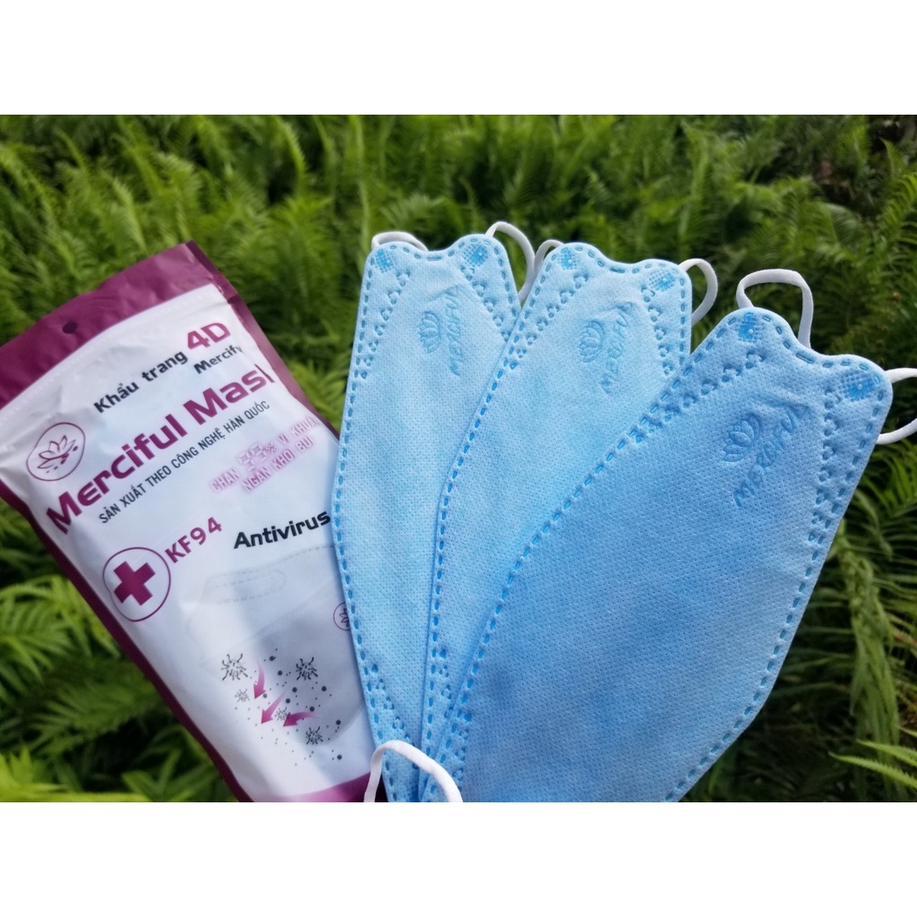 Khẩu Trang 4D KF94 Merciful - 1 bịch 10 cái