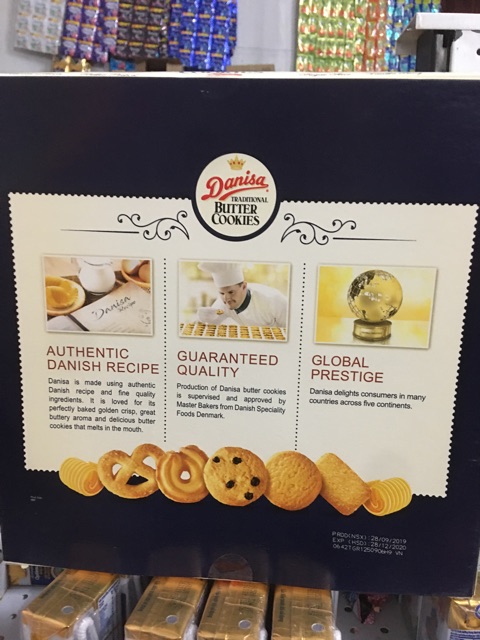 BÁNH DANISA BUTTER COOKIES 908