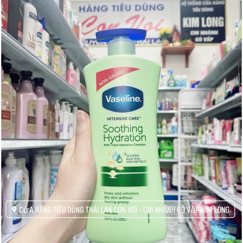 Sữa Dưỡng thể/ Lotion Vaseline mẫu mới Intensive Care 725ml