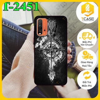 Ốp lưng nhám chống sốc in hình dành cho Xiaomi Redmi 9T in hình họa tiết graffiti