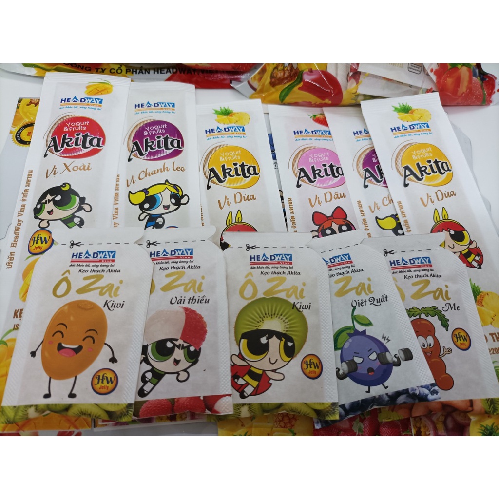 Thạch Zai trái cây Akita