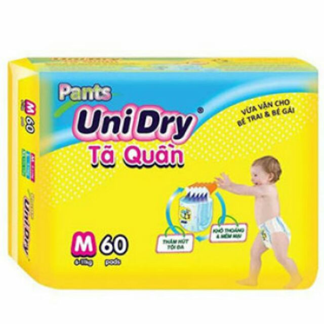 (Mẫu mới) Tã quần unidry M60
