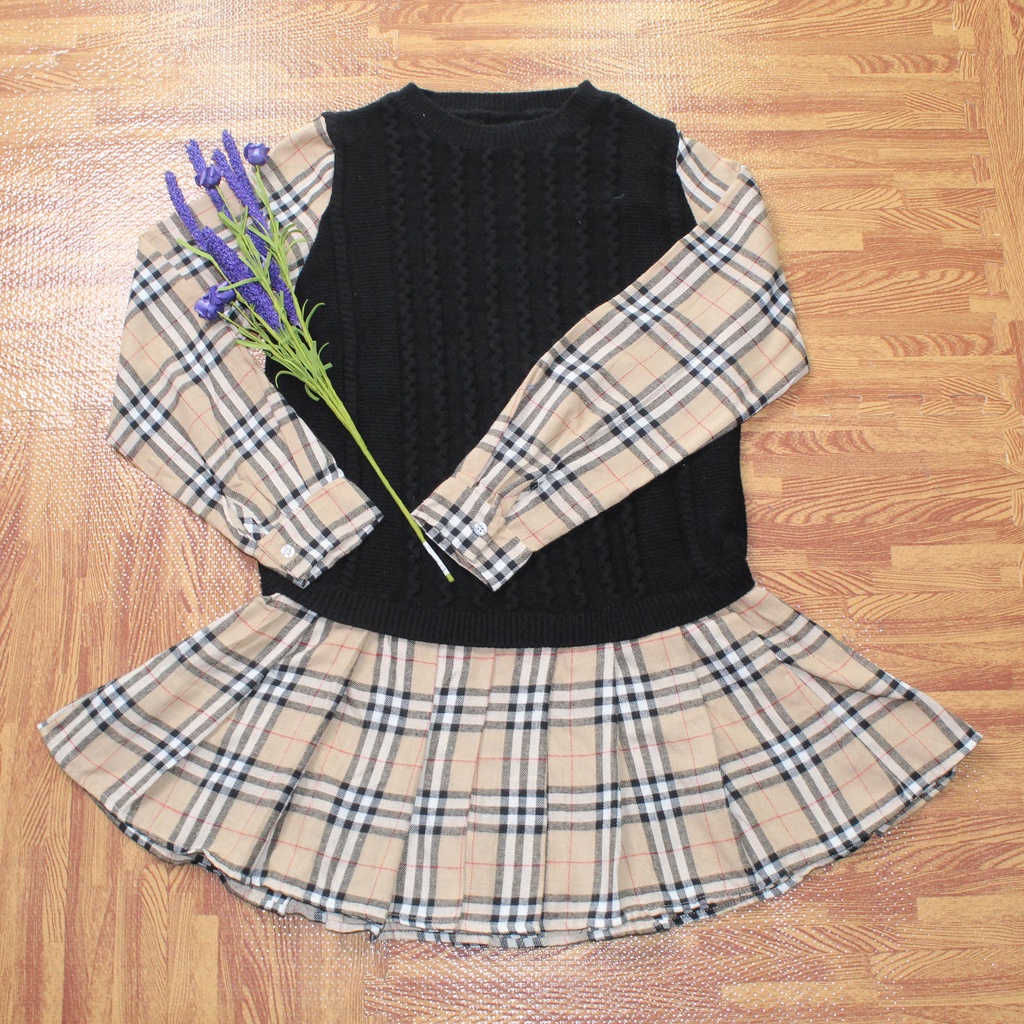 Áo váy len nữ cao cấp kèm chân váy kiểu dáng trẻ trung sang chảnh Bling Store BL02 | BigBuy360 - bigbuy360.vn