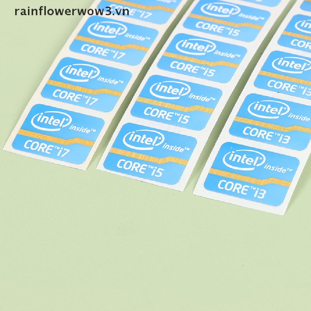 Miếng Dán Logo Intel Core i3 i5 i7 Chất Lượng Cao