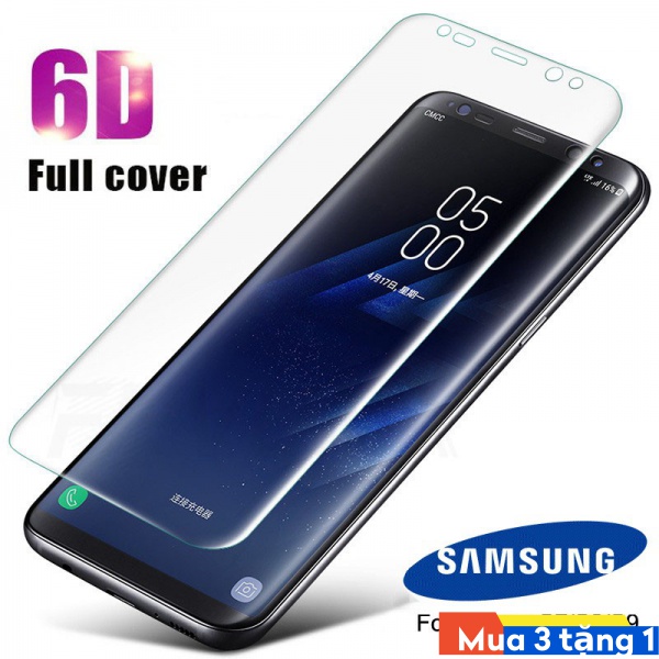 Kính cường lực bảo vệ toàn màn hình Samsung S6 S7 S8 S9 S10 S10E S11 S11E S20 FE Ultra Pro Note 8 9 10 Lite Plus Edge