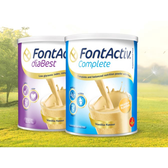 Sữa FontActiv Complete (Tây Ban Nha) 400g-800g - Dành cho người lớn đang phục hồi sức khoẻ, người chán ăn, mệt mỏi