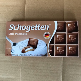Thanh Chocolate Schogetten Latte Macchiato 100g