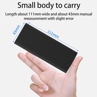 Blueendless Portable Enclosure Support Pcie Nvme/Ngff M.2 M Key/B&M Key Ssd Type C 3.1 Solid Disk Cooling(M280F)