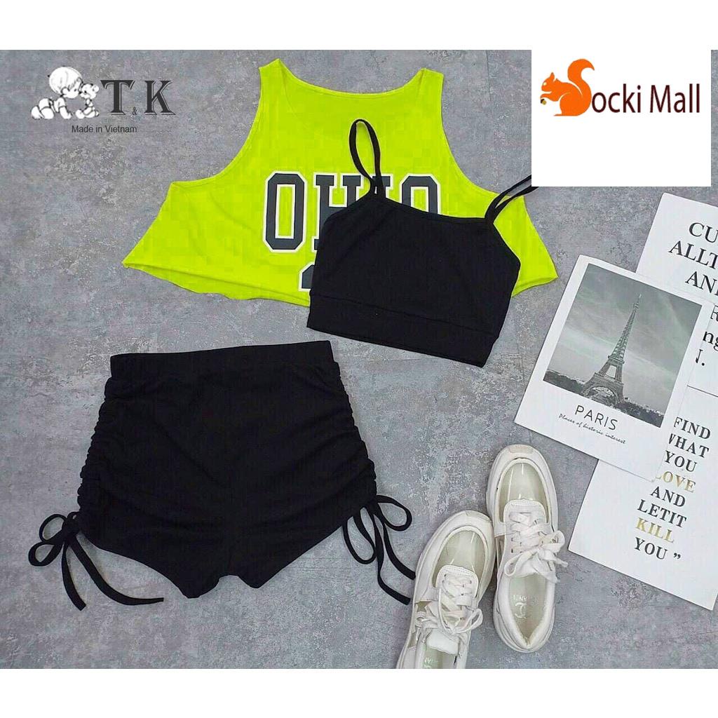 (Set 3) Bộ sport body ôm, thời trang, sành điệu cho bé gái (210577)