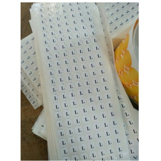 [Deal.2k]Tem dán size quần áo/ tem dán size tròn (1 Tờ /140 tem)