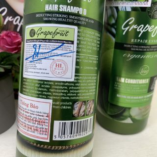 Dầu gội cặp BƯỞI -Grapefruit 850ml ( cả cặp gội + xả 2 chai)