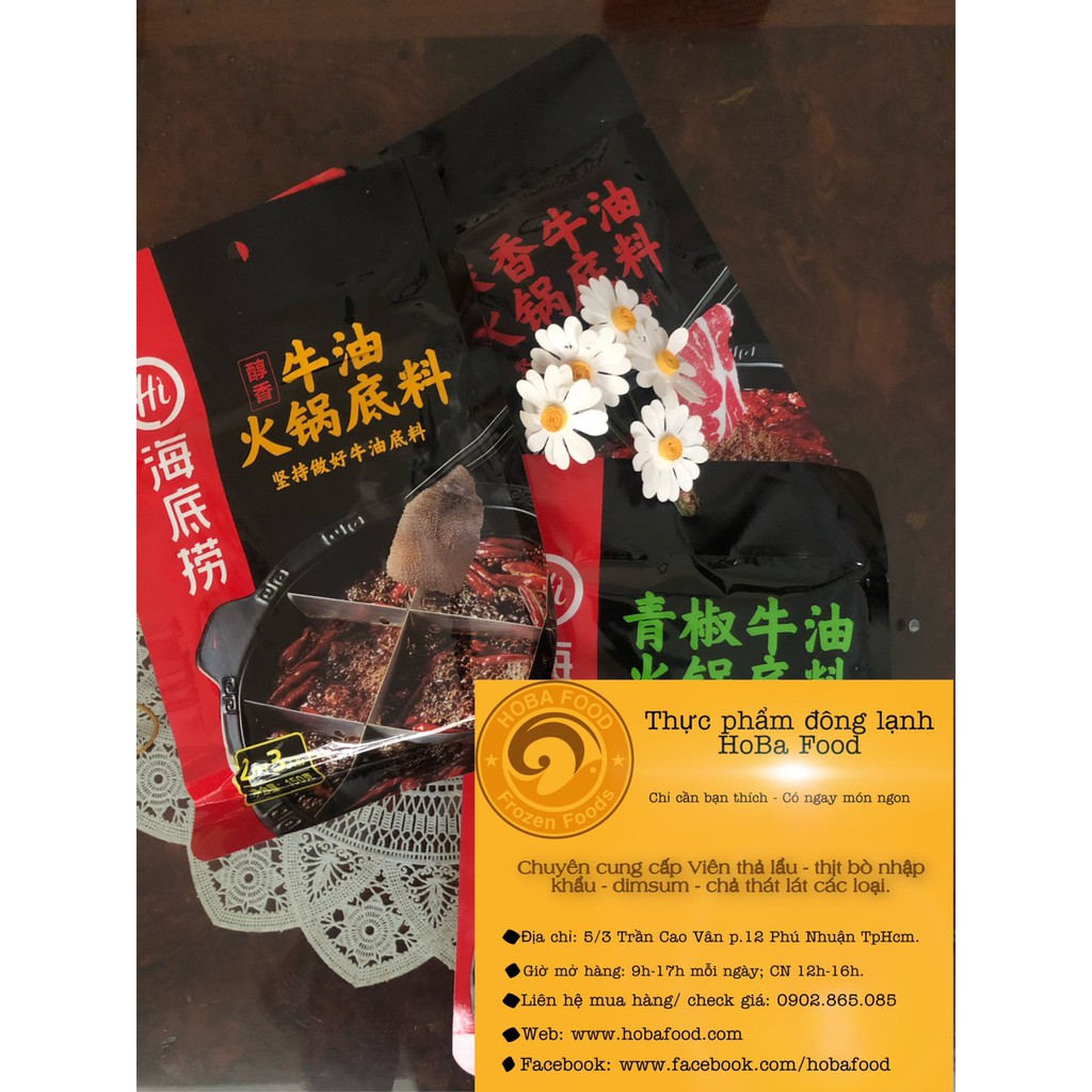Gói Cốt Lẩu Haidilao Cao Cấp Chính Hãng.