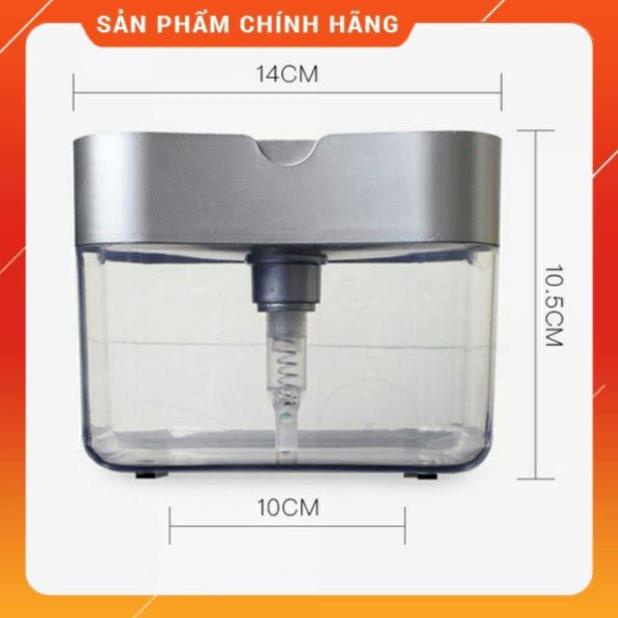 Hộp Đựng Nước Rửa Chén Thông Minh Kèm Miếng Xốp Bọt Biển