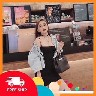 Váy 2 dây ❤️ ❤️ váy 2 dây bún chất umi điệu đà - nữ tính