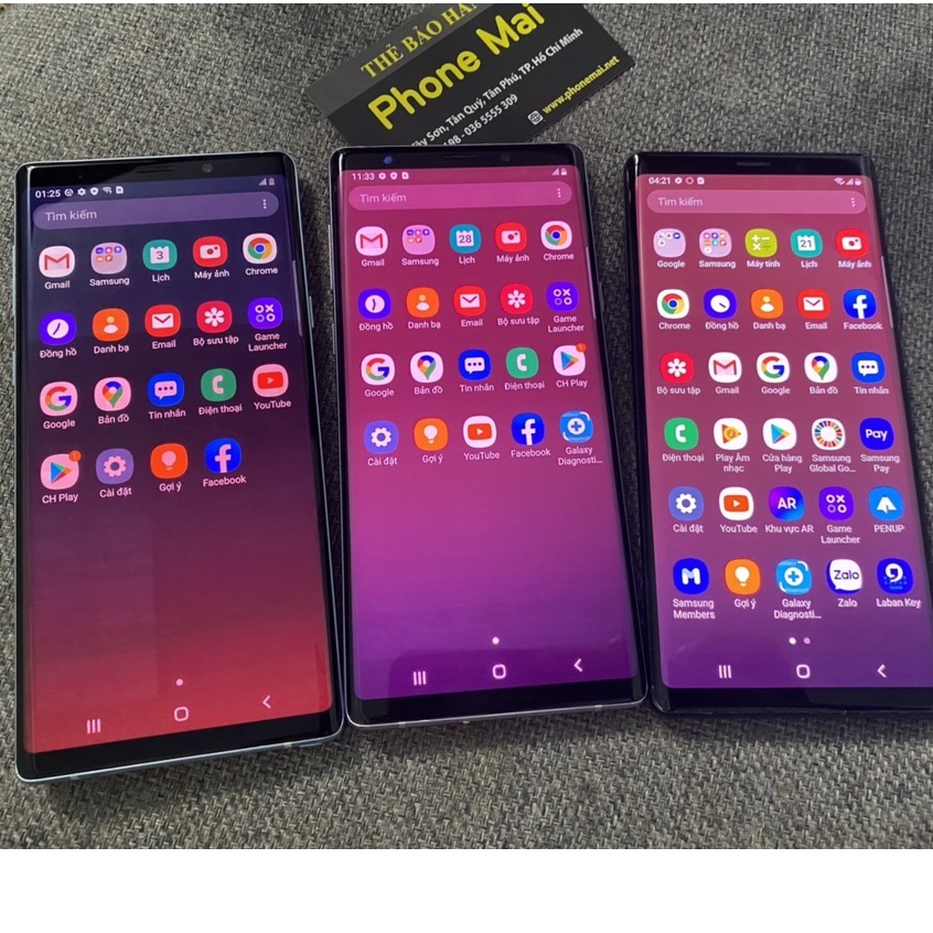 Điện thoại Samsung Galaxy Note 9 Ram 6G Bộ nhớ 512G 2Sim Cũ Zin, chơi Game mươt, Cày Zalo Tiktok Youtube chất giá rẻ