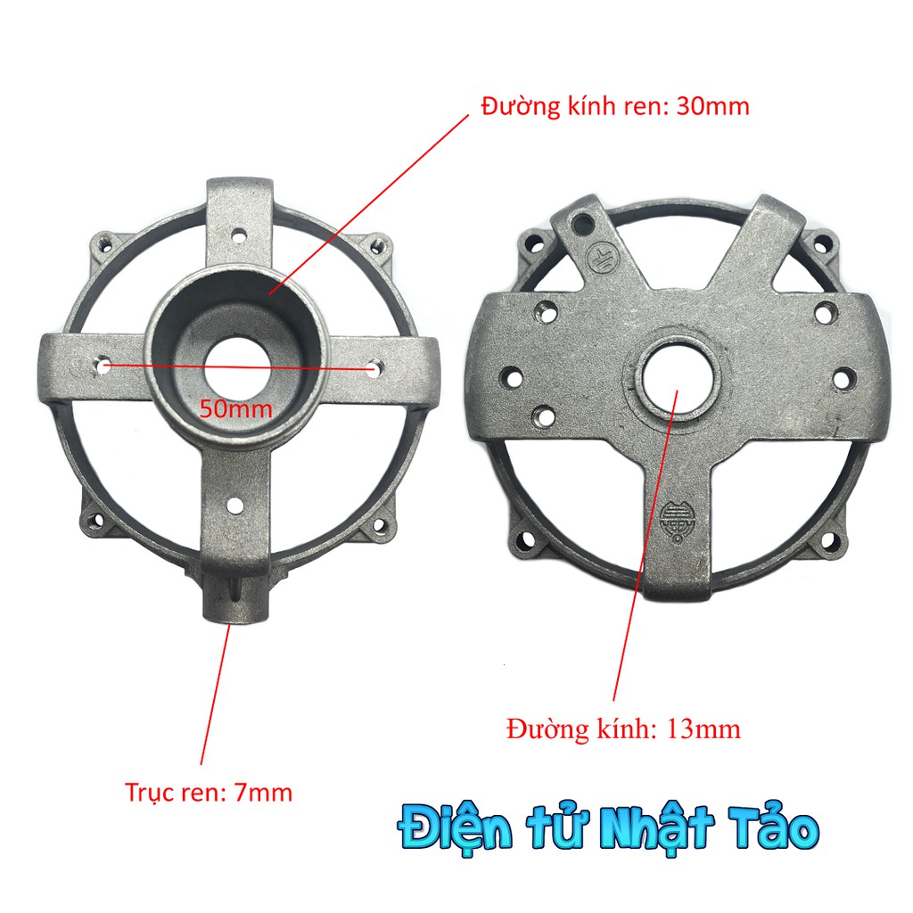 BỘ VỎ NHÔM STATOR QUẠT KHÔNG GẮN BẠC THAU