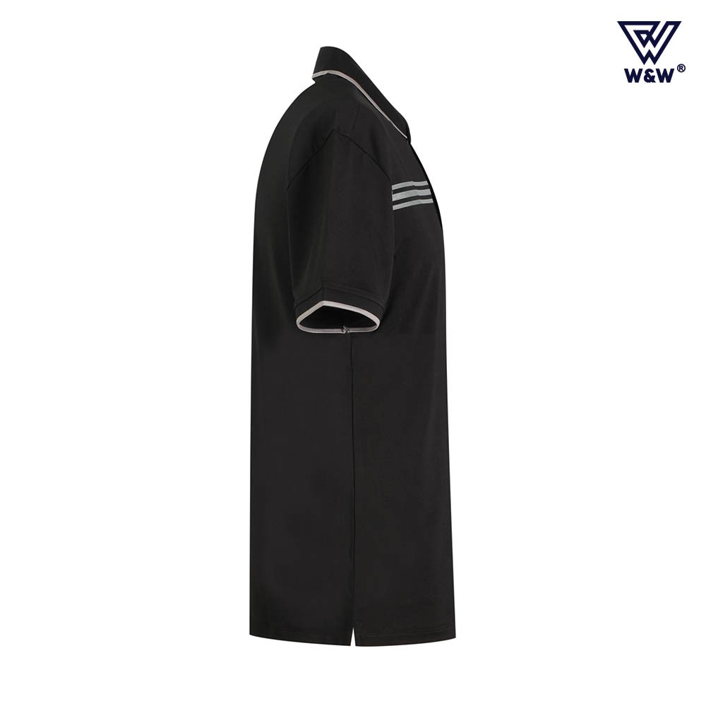 Áo Polo Nam Cổ Bẻ W&amp;W Dáng Slim Fit Tay Ngắn Phối Viền Nổi Bật, Chất Liệu Thun Thoáng Mát, Thấm Hút Cao Cấp WPO56R