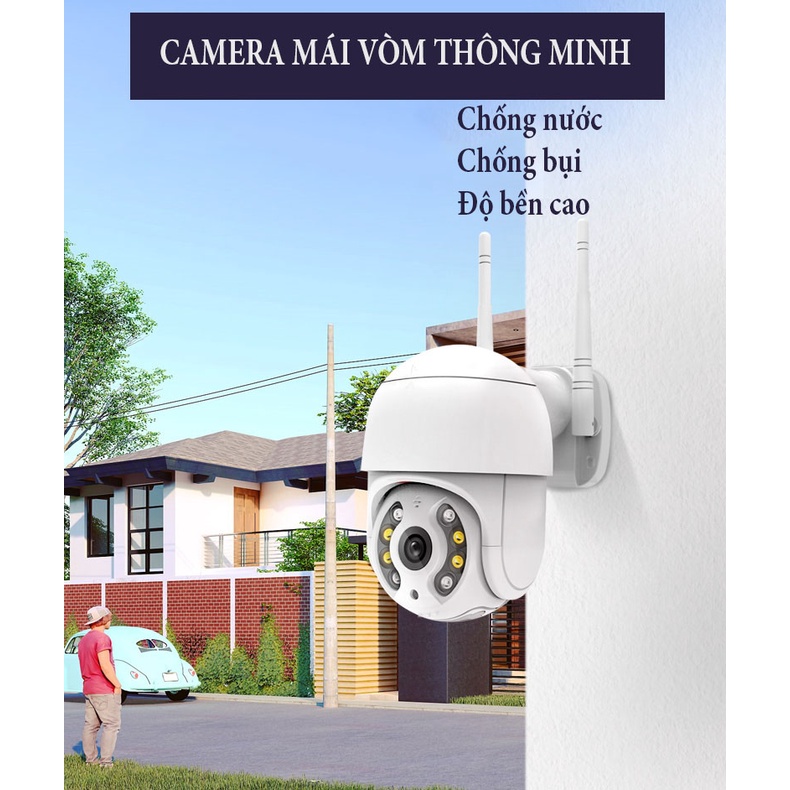 Camera mini không dây, Camera Hình Cầu Xoay 360 độ 1920x1080P Siêu Nét, Cảm Biến Chuyển Động, Sử Dụng Ai Mới