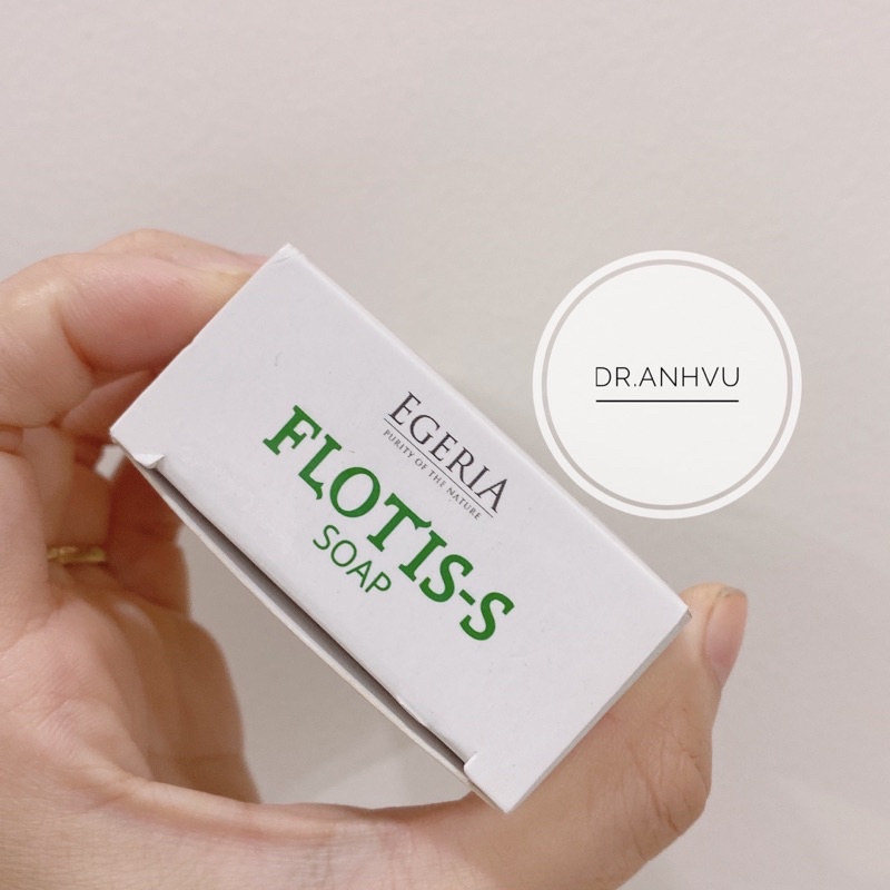 Xà bông tắm Y khoa giảm mụn, giảm dầu Flotis S 80g