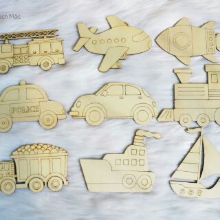 Tranh gỗ tô màu quà 1/6