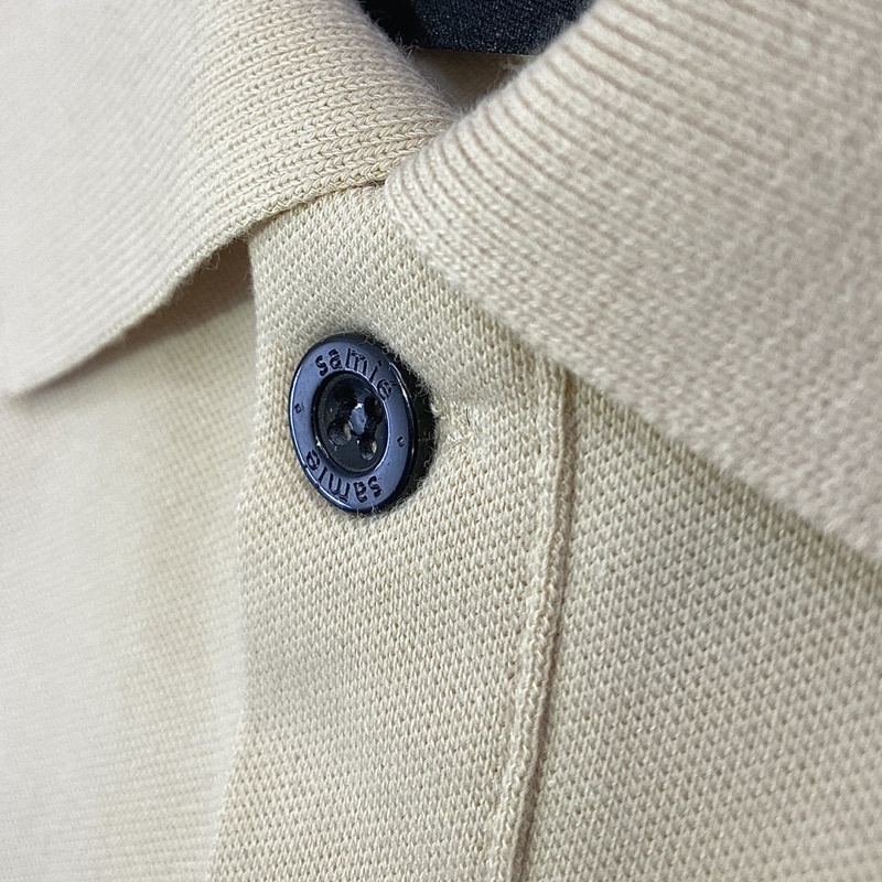 ÁO POLO CÁ SẤU FORM RỘNG THÊU LOGO SAMIÉ PREMIUM - TAN