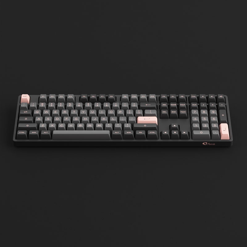 Bàn phím cơ AKKO 5108S Black Pink (Hotswap / RGB / Foam tiêu âm / AKKO CS Jelly switch) - Hàng chính hãng