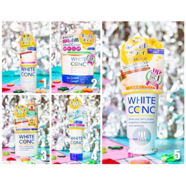 [Au- Sẵn] Sữa dưỡng thể trắng da,chống nắng White Conc Cc Cream