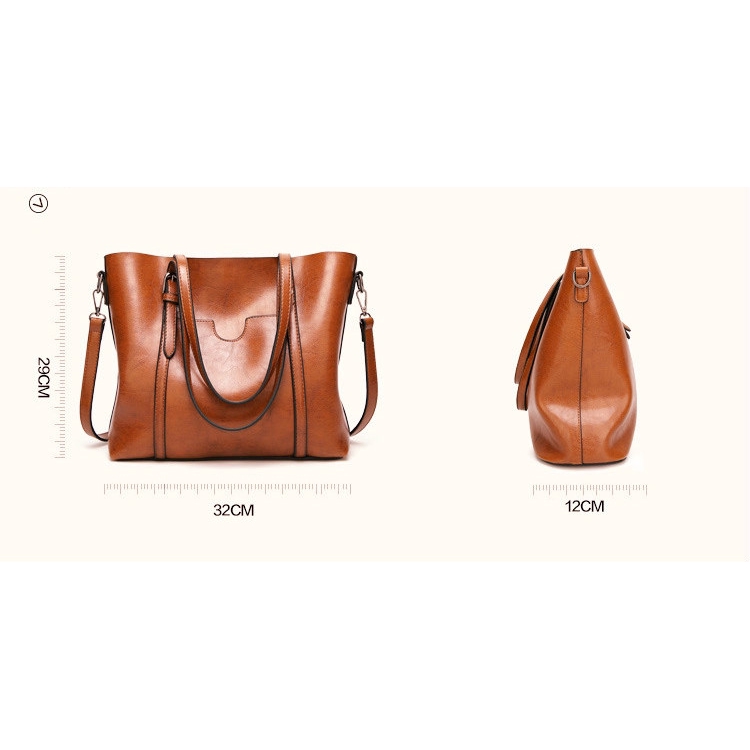 VERSDO Ready Stock Fashion Women Leather Handbags Luxury Women Shoulder Bags 4.6